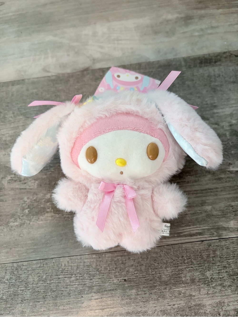 Sanrio My Melody bunny japan plush keychain